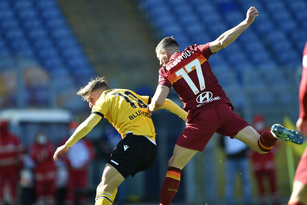 Roma-Udinese 3-0, doppietta Veretout e gol Pedro