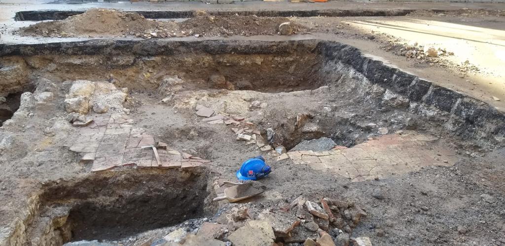 Scavi in via Roma a Palermo: ritrovamenti archeologici