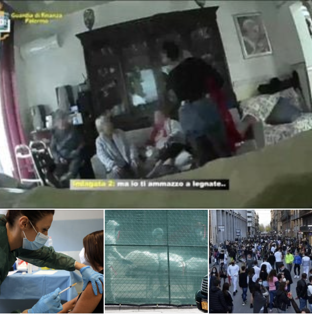 #Tanomattinale 22 febbraio 2021: casa di riposo lager, Coviddi