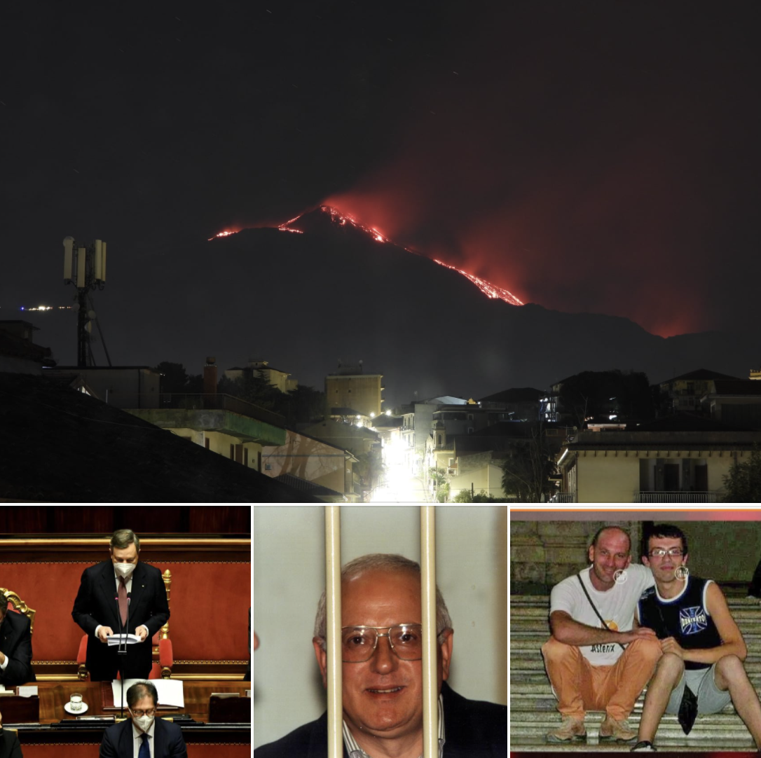#Tanomattinale 18 febbraio 2021: Etna, Draghi, Cutolo, badanti sepolti