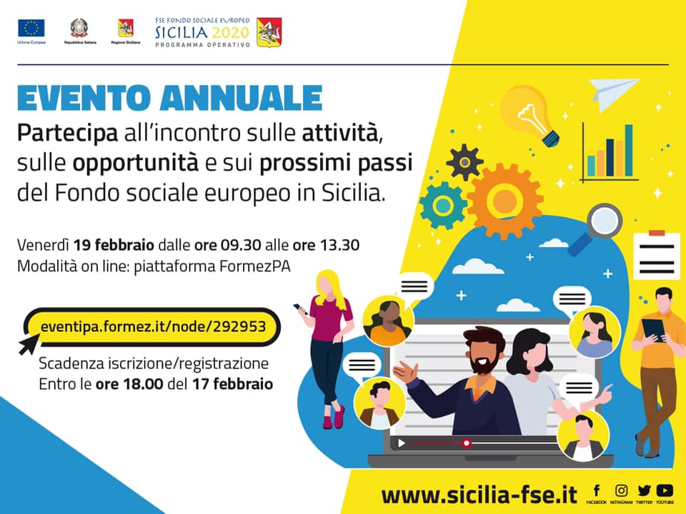 Fse: evento annuale, le opportunità per i cittadini siciliani e i racconti dei protagonisti