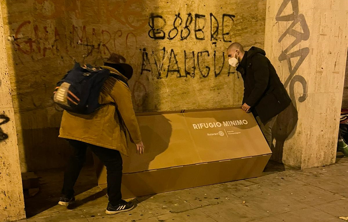 Rifugio minimo per i senzatetto a Palermo, Rotaract Montepellegrino