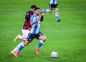 MILANO (ITALPRESS) - Il Milan frena, il Napoli prosegue la sua rincorsa. Il posticipo di San Siro...