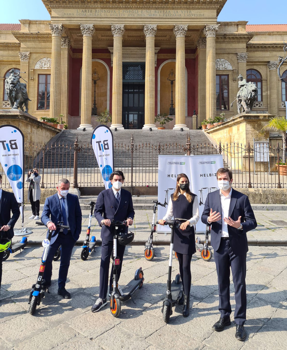 Monopattini elettrici a Palermo, disponibili 400 mezzi targati Bird