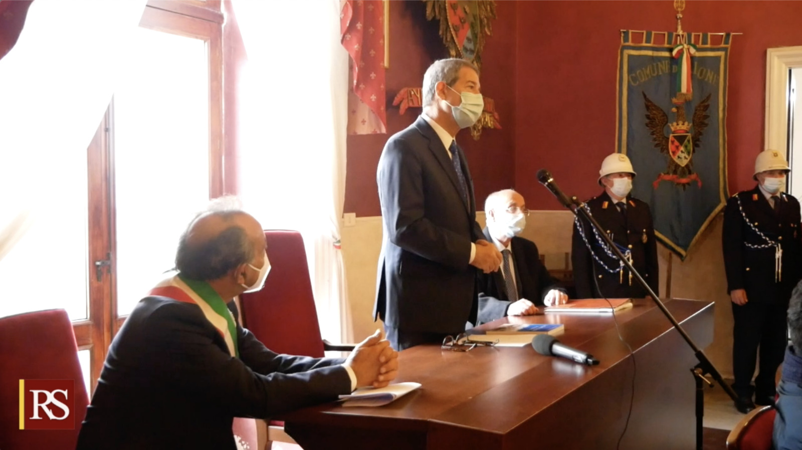 Enna, Musumeci in visita ad Aidone e Piazza Armerina