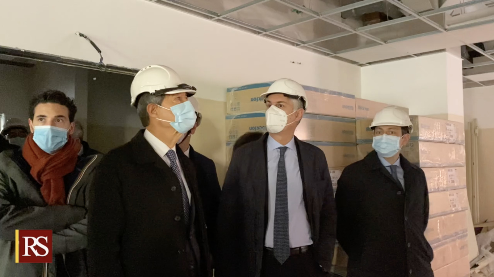 Musumeci nel cantiere del Polo di emergenza del Policlinico