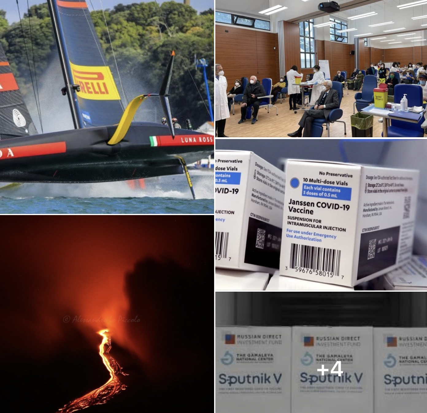 #Tanomattinale 10 marzo 2021: Luna rossa ed Etna rossa, Mattarella, Johnson e Sputnik V, Entico Letta, Arkansas