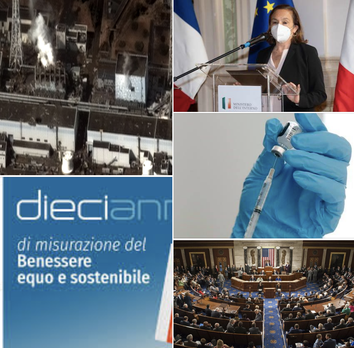 #Tanomattinale 11 marzo 2021: Fukushima, Rapporto BES e Coviddi, Lamorgese, Camera USA