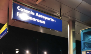 Un viaggio inaugurale in treno per l'apertura al pubblico della nuova fermata ferroviaria "Catania...
