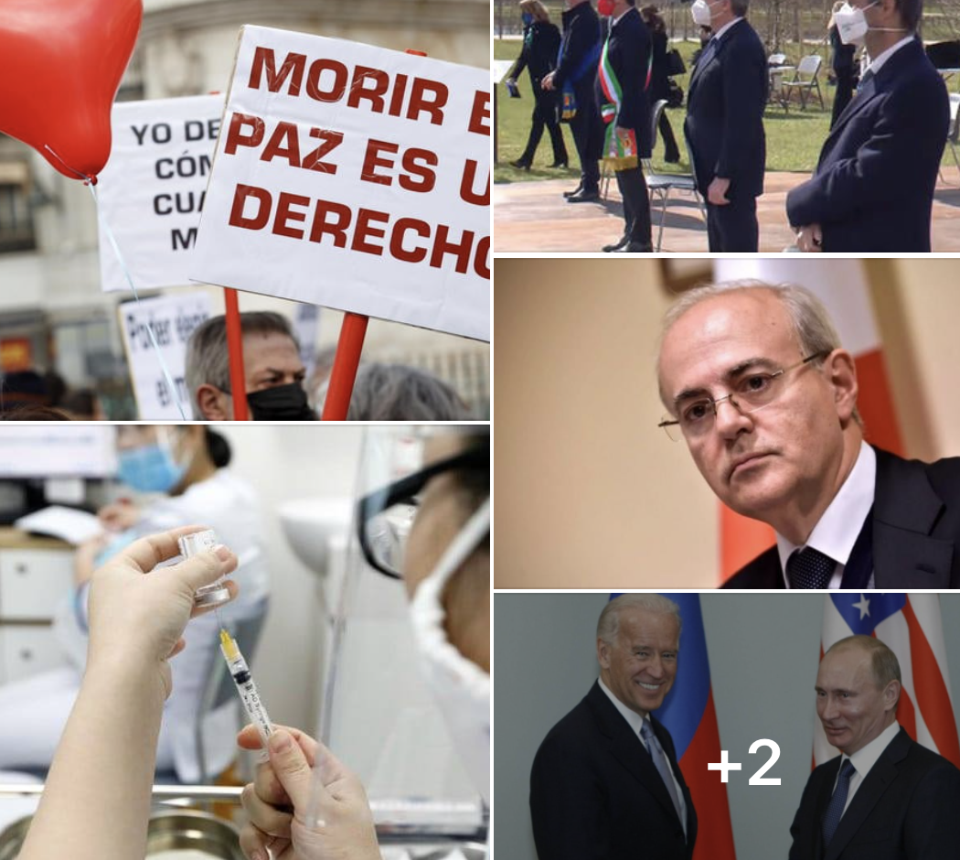 #Tanomattinale del 19 marzo: eutanasia in Spagna, AstraZeneca e dintorni, Putin & Biden