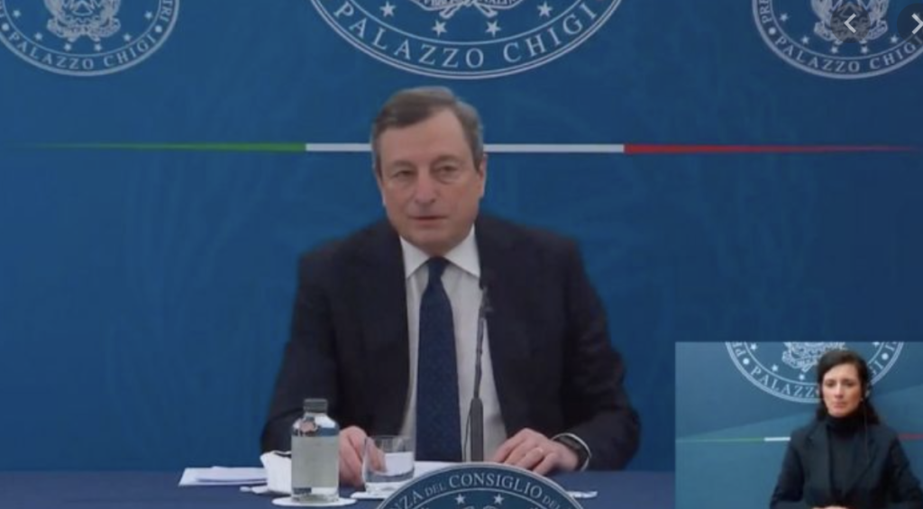 Cdm vara il decreto Sostegno da 32 mld, Draghi “Risposta significativa”