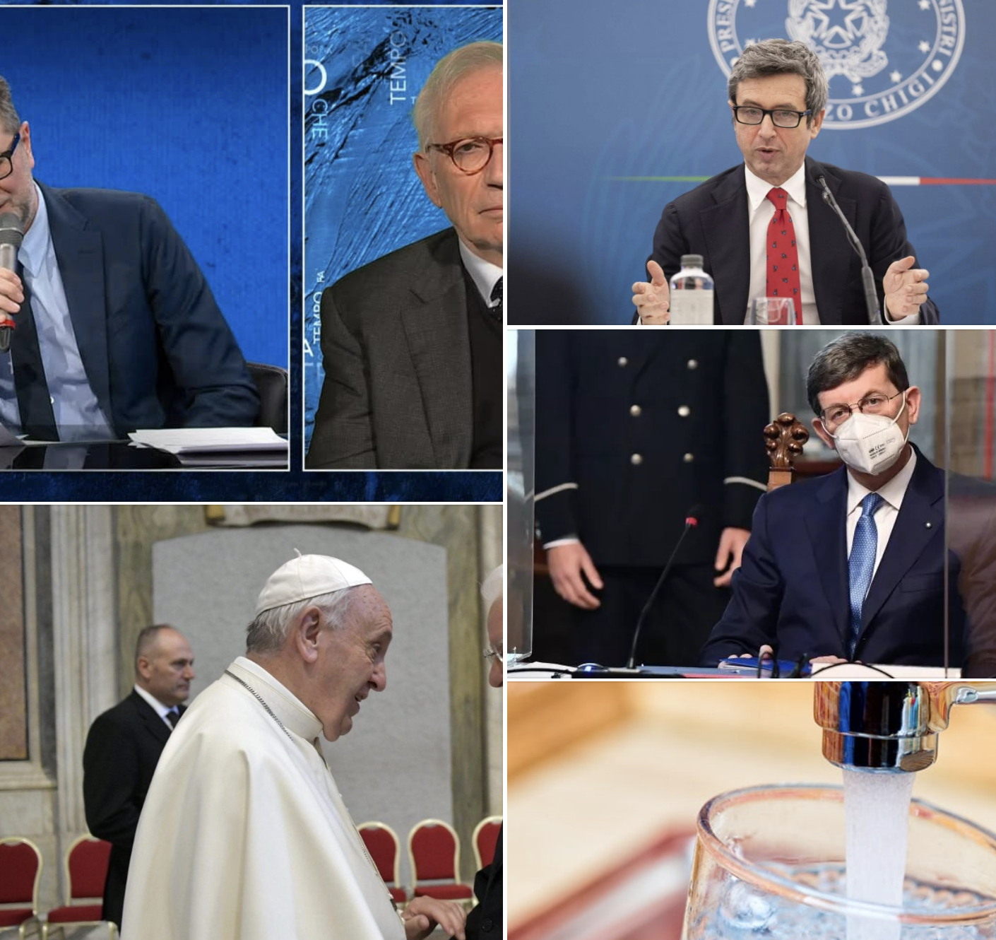 #Tanomattinale del 22 marzo 2021: Bianchi, Mattarella, Papa Francesco, Orlando, Colao, parole potenti, giornata mondiale dell’acqua