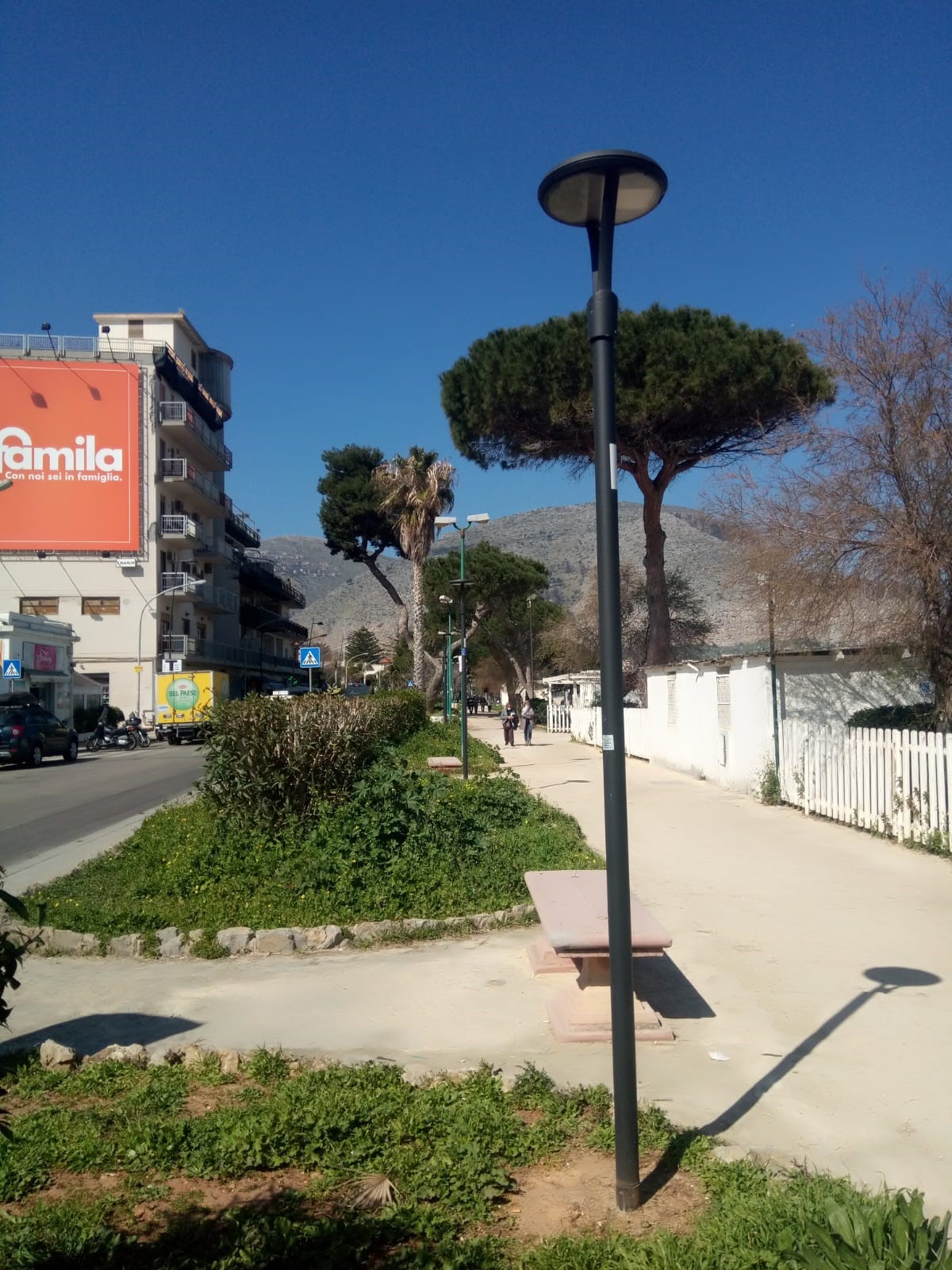 AMG Energia, 627 punti luce per impianti di illuminazione a Mondello