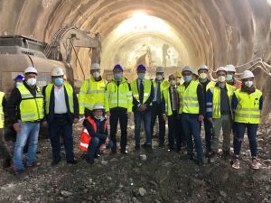 "Oggi a Cefalù siamo andati in visita al cantiere più importante di Sicilia, assieme al raddoppio...