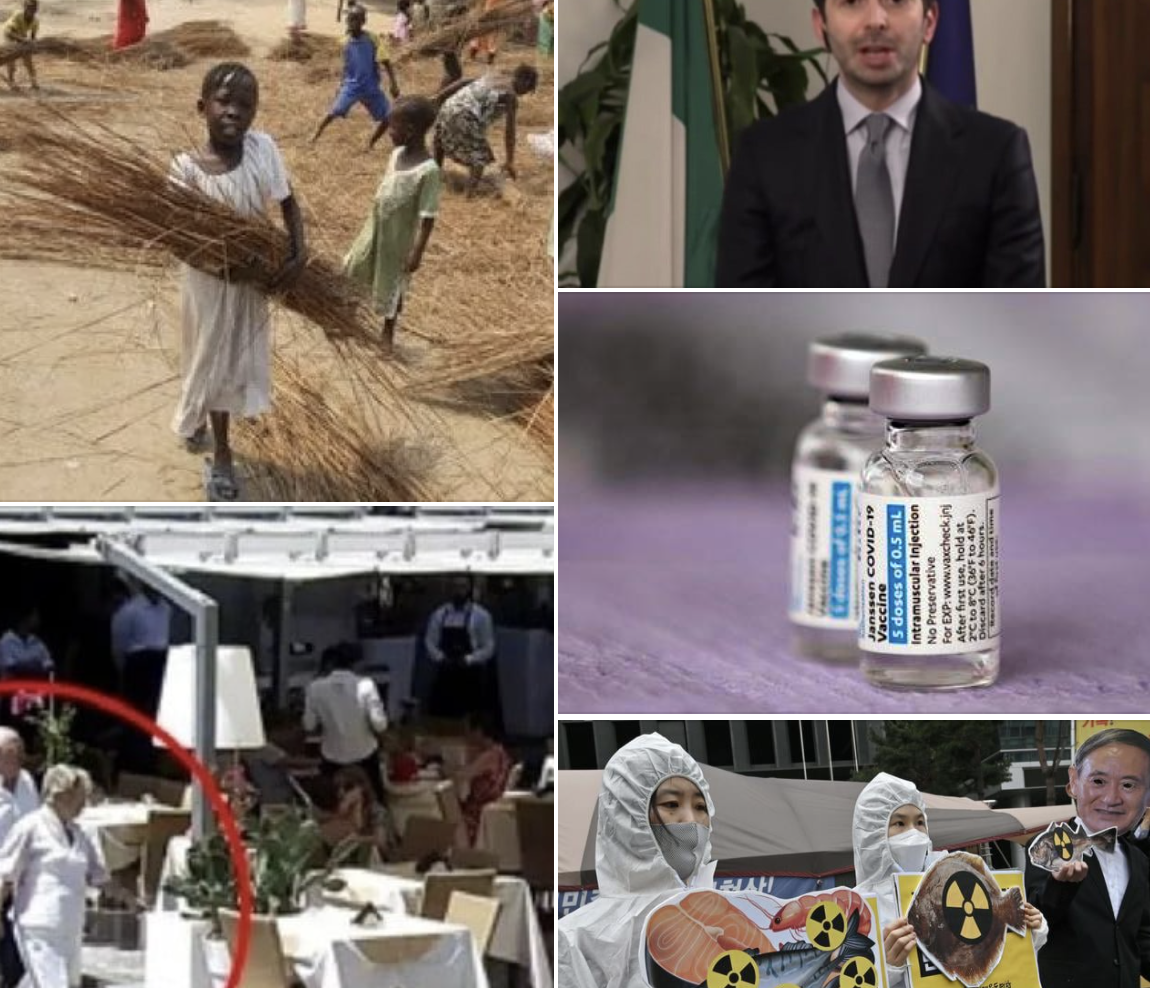 #Tanomattinale 14 aprile 2021: bambini bruciati in Niger, il boss e i ristoratori, l’ultima Speranza, Fukushima, Galloni