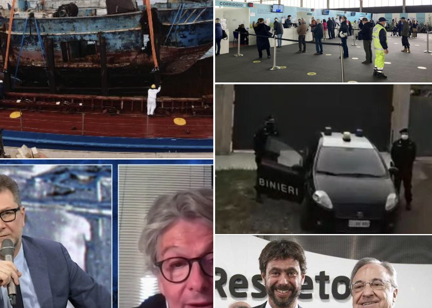 #Tanomattinale 19 aprile 1982: “Barca nostra” e i 1000 morti in mare di 6 anni fa, l’immunità di Breton, la Sicilia che si vaccina, femminicidio nel vicentino, i super-separatisti del calcio