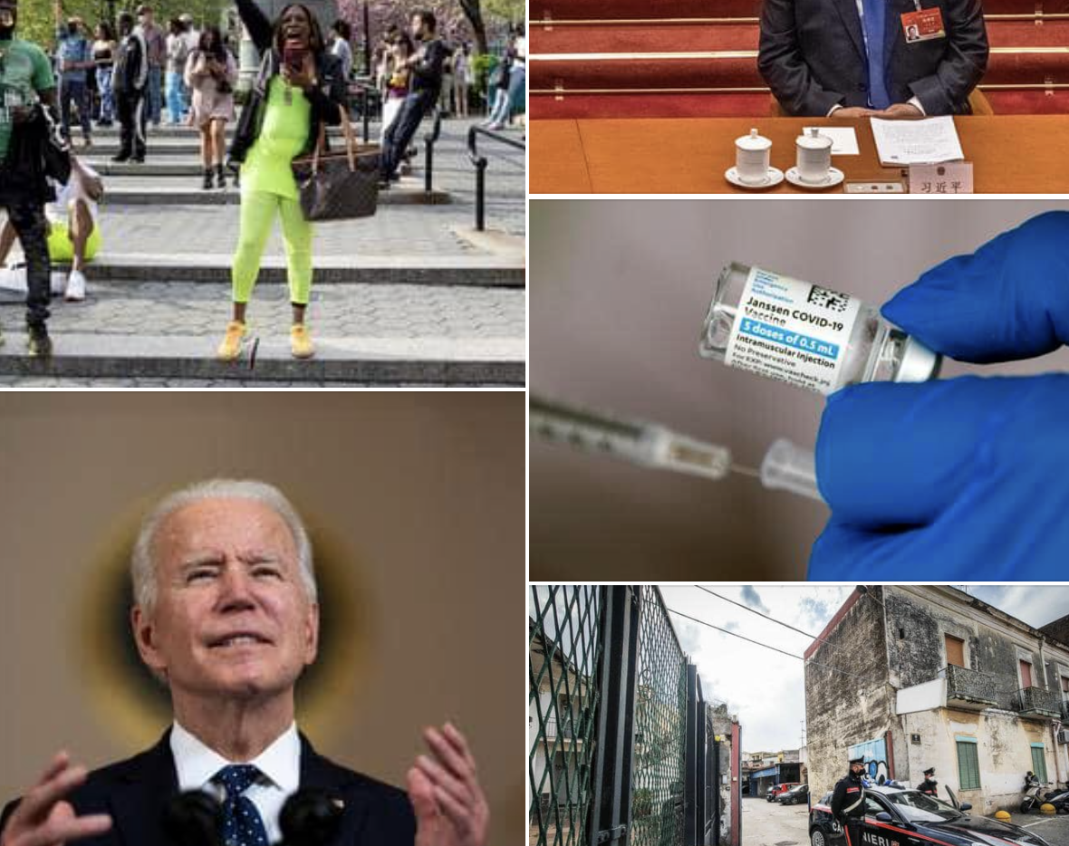 #Tanomattinale 21 aprile 2021: Floyd, Biden, Obama, Johnson & Johnson, ucciso davanti alla figlia per un parcheggio