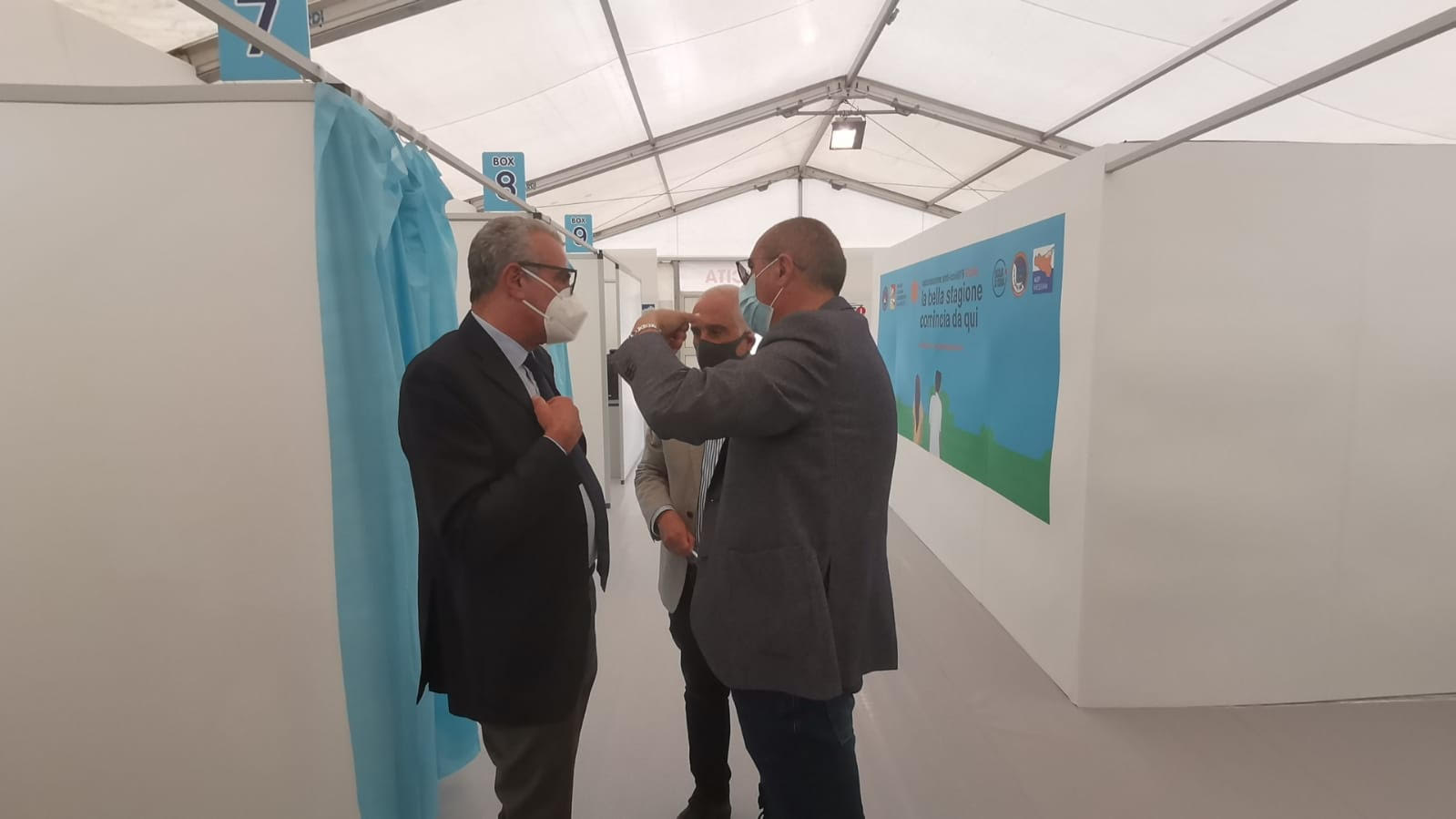 Inaugurato Hub vaccinale a Capo d’Orlando, per i comuni dei Nebrodi