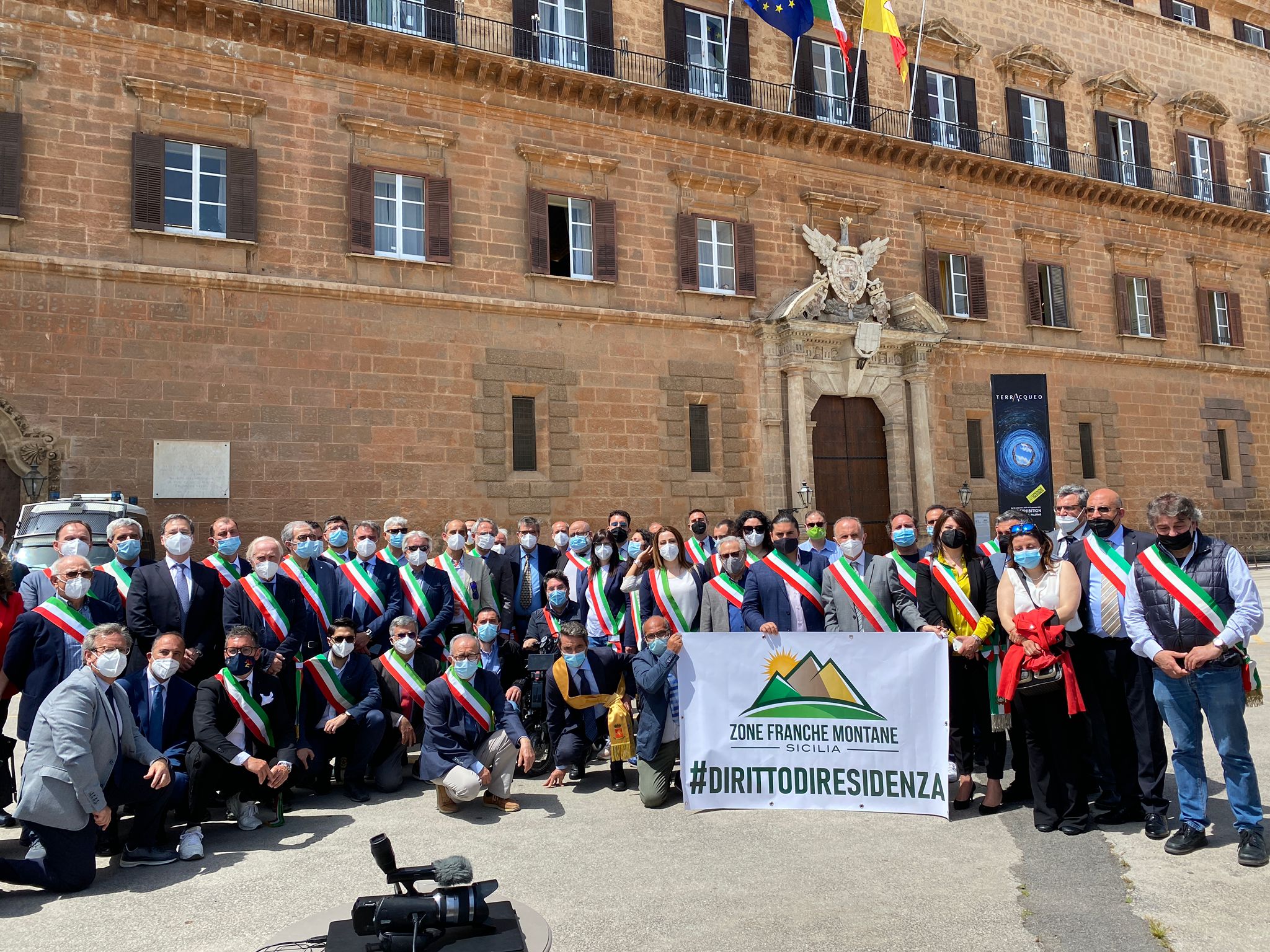 Zone Franche Montane, i sindaci protestano a Palazzo dei Normanni