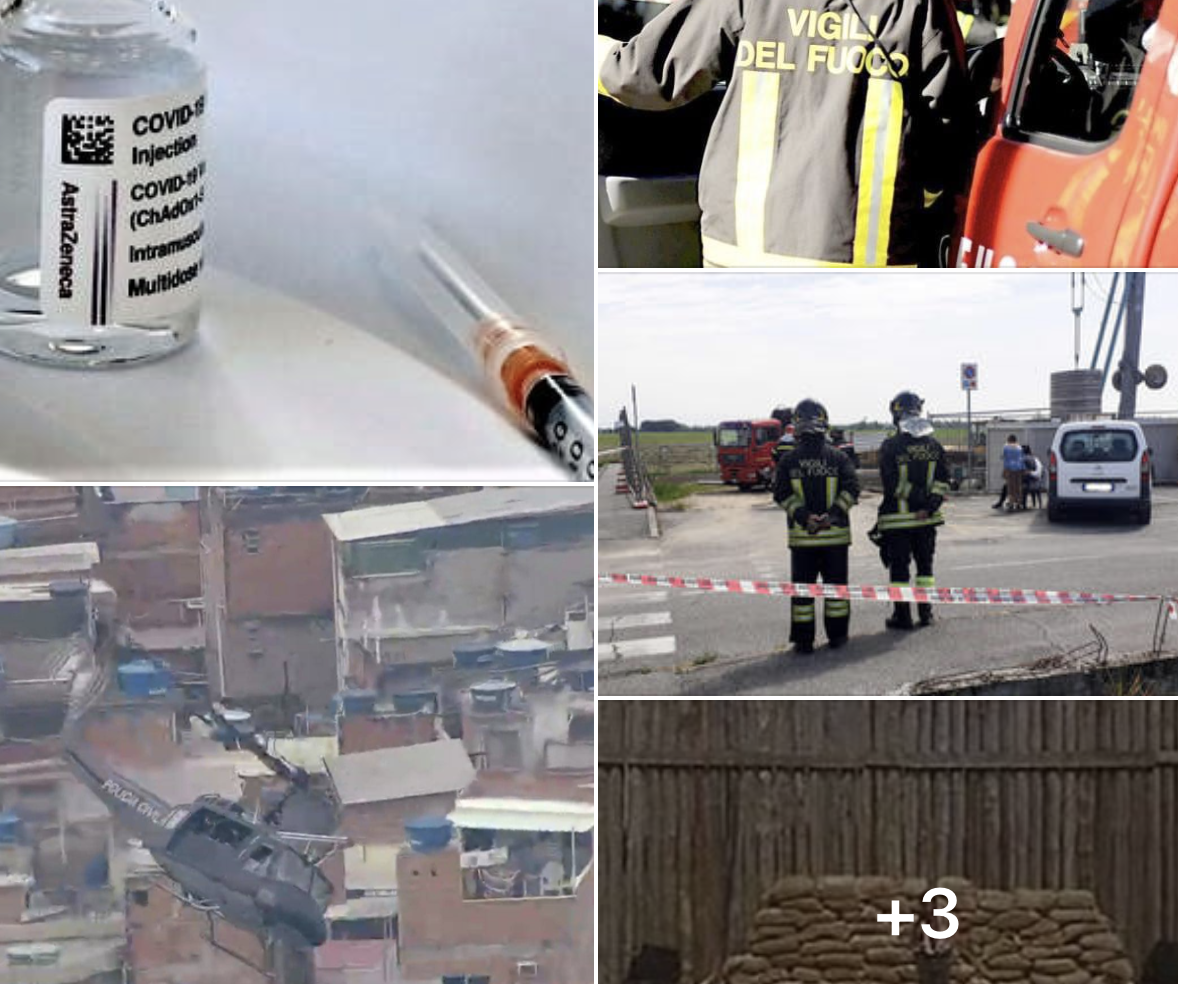 #Tanomattinale 7 maggio 2021: Covid, gioco dei colori, brevetti, strage nella Favela, orrido femminicidio, fucilazione, guerra navale