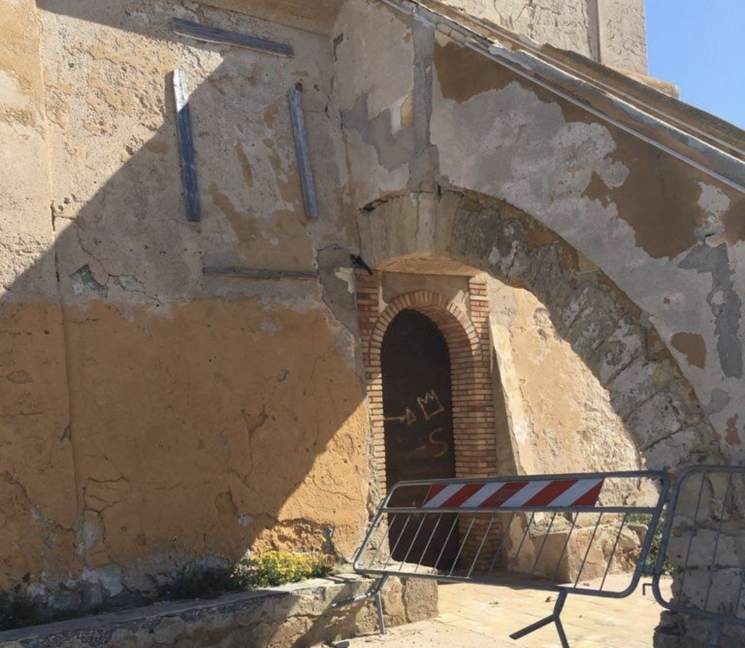 Paceco i lavori per il recupero della Torre saracena di Nubia