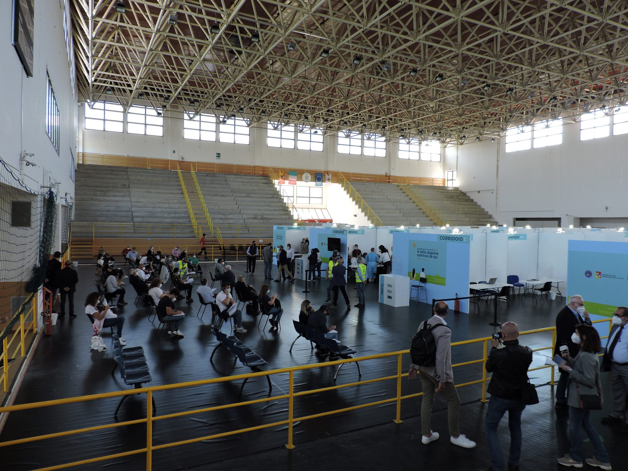 Attivo l’hub di Bagheria, da oggi possibili 1.500 vaccinazioni al giorno