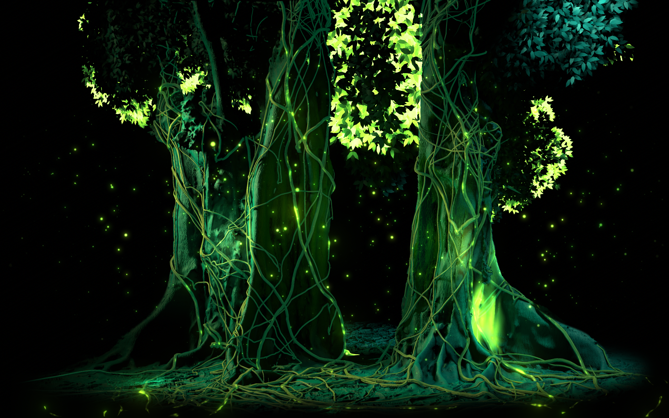Piante e sentieri dell’Orto botanico si illuminano in 3d con “Anima Mundi”