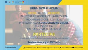 Una consultazione pubblica per coinvolgere i cittadini siciliani riguardo le priorità sulle quali...