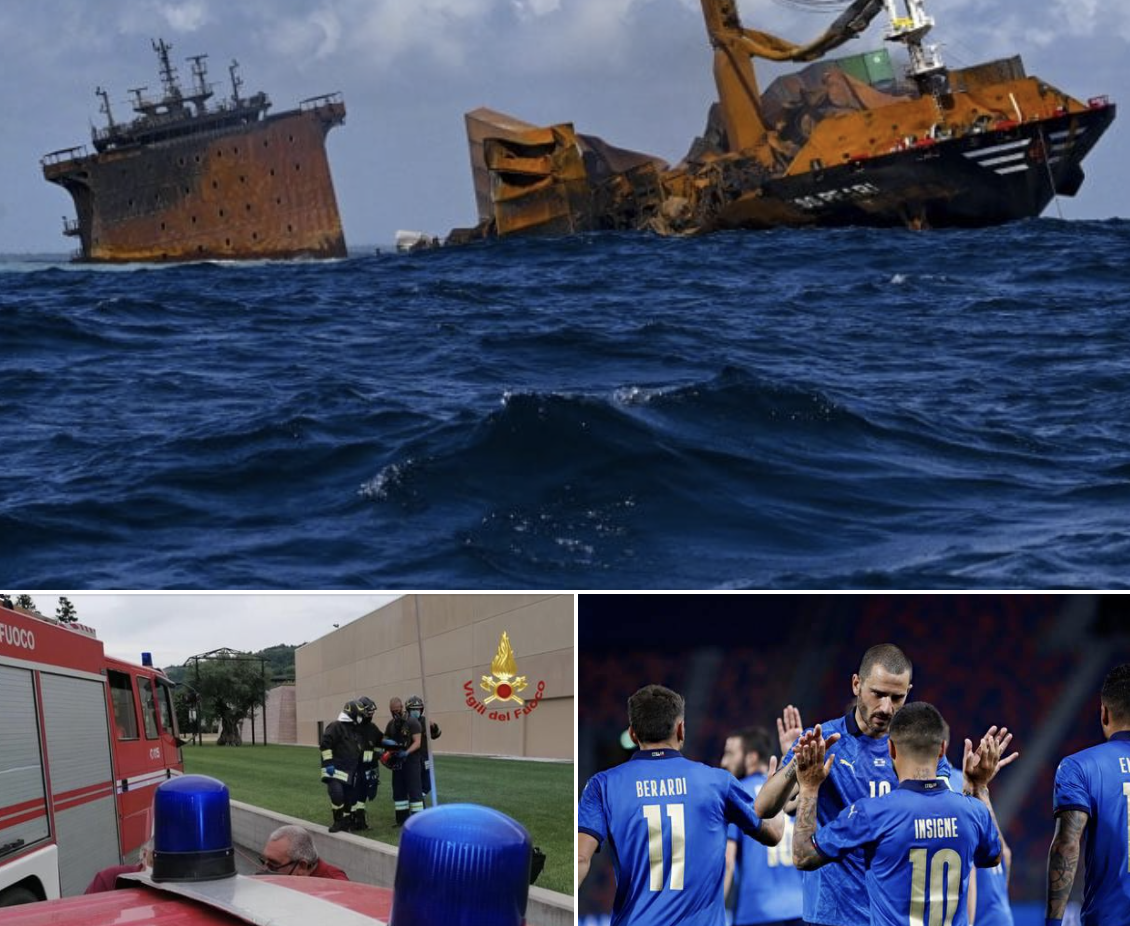 #Tanomattinale 5 giugno 2021: disastro ambientale Sri Lanka, ancora operai morti, grande Italia del calcio