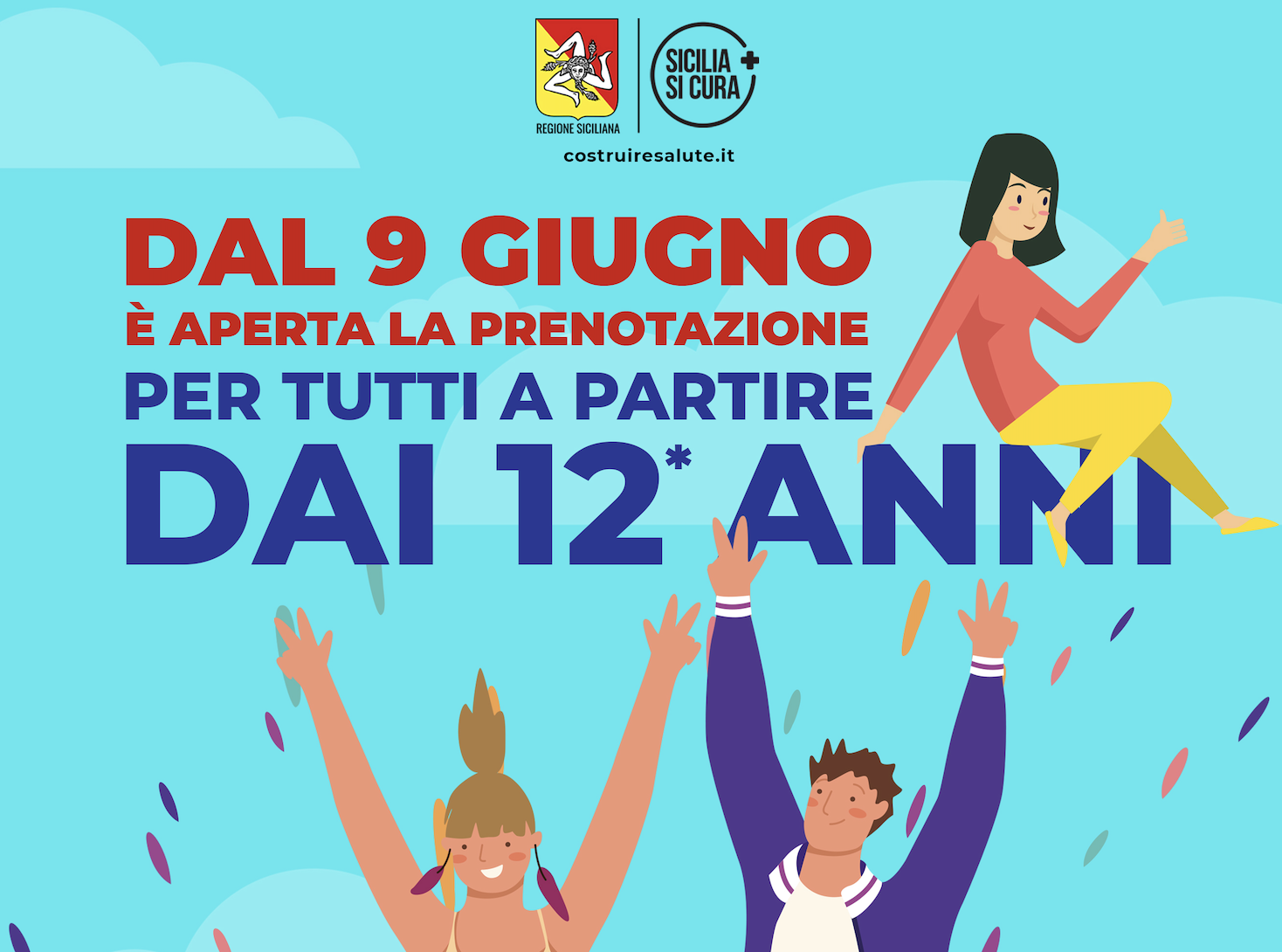 Vaccini, Razza: “Da domani in Sicilia le prenotazioni anche per gli over 12”