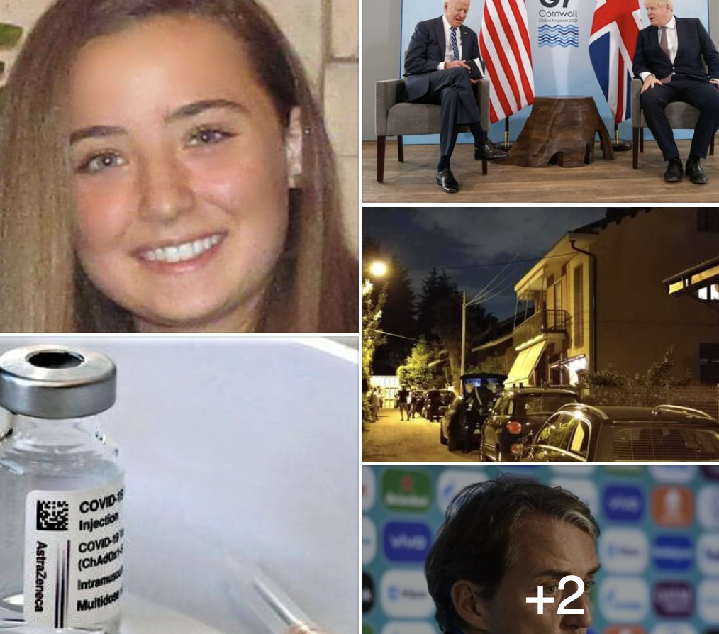 #Tanomattinale 11 giugno 2021: torna Astramostro, G7, vaccini e guerra alla Cina, omicidio-suicidio nel Torinese, Europei di calcio, azzurri in campo