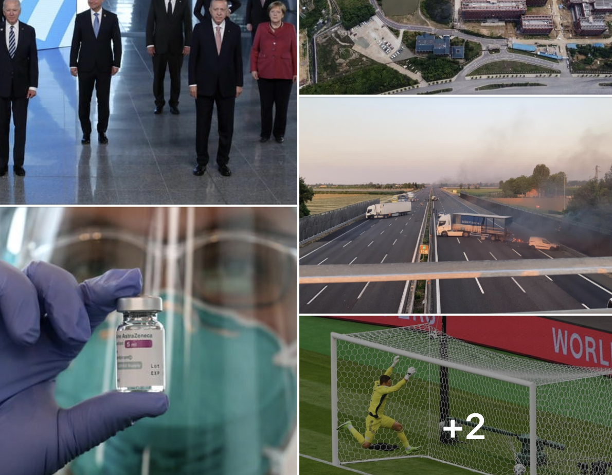 #Tanomattinale 15 giugno 2021; guerra fredda, vaccini, far west in autostrada, che gol Schick