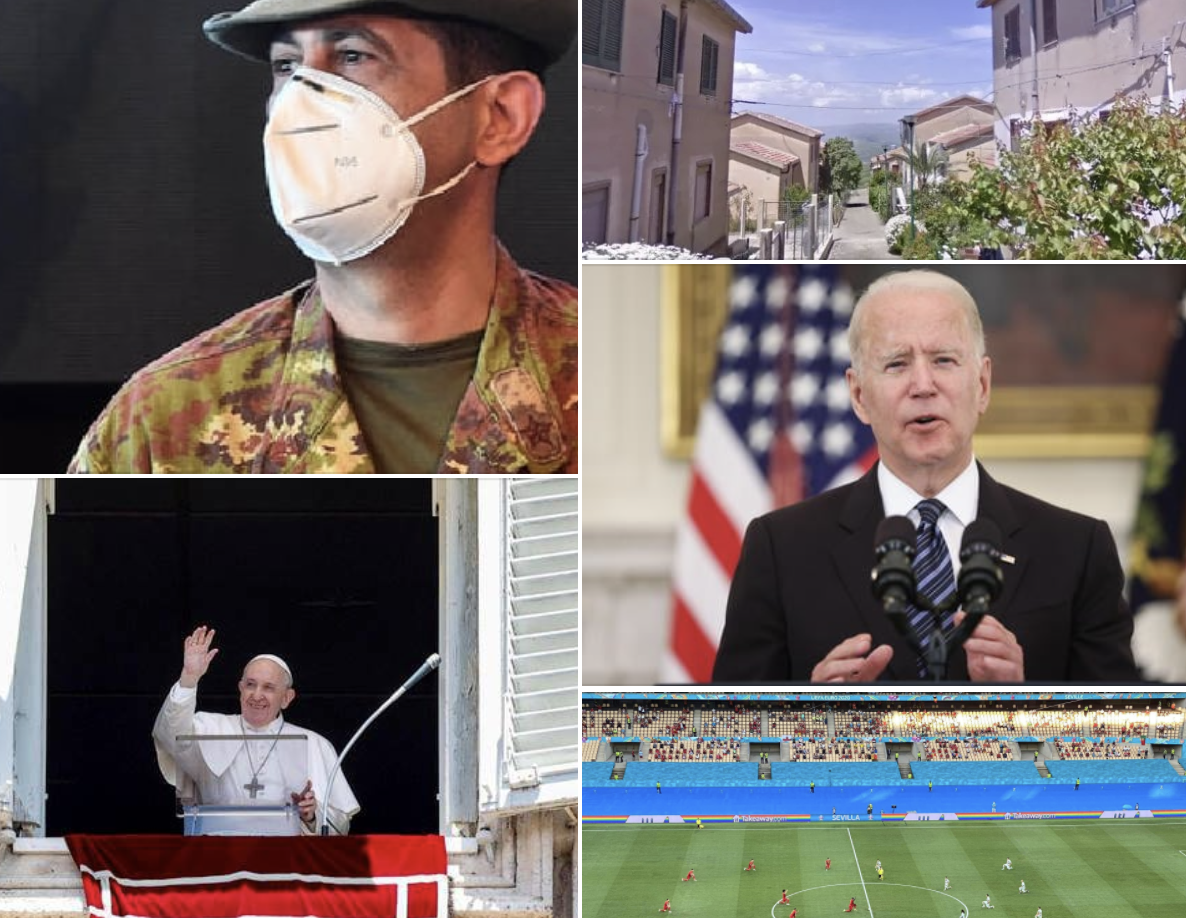 #Tanomattinale 28 giugno 2021: il mea culpa del generale, “finiamo di giudicare gli altri”, orrore e degrado a Marianopoli, le bombe di Biden, ci aspetta il Belgio