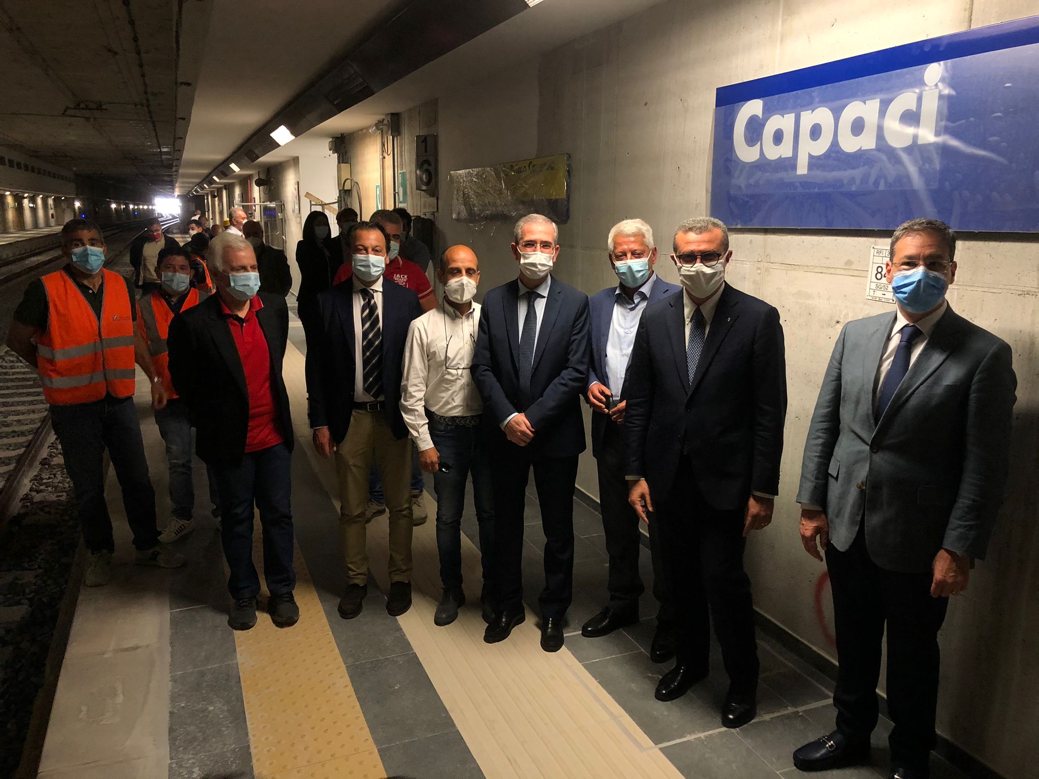 Nuova stazione di Capaci, Falcone: “Consegna entro l’autunno”