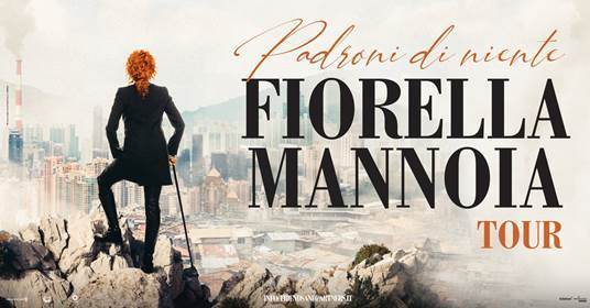 Fiorella Mannoia in concerto in Sicilia, tre date ad agosto