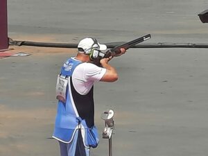 TOKYO (GIAPPONE) (ITALPRESS) - Buona partenza nel tiro a volo specialità trap per i sammarinesi...