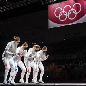 TOKYO (GIAPPONE) (ITALPRESS) - Le fiorettiste azzurre hanno conquistato il bronzo nella prova a...