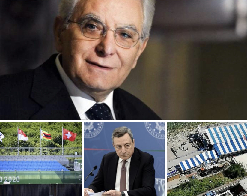 Tanomattinale 23 luglio 2021: auguri al presidente Mattarella, Giochi Olimpici della pandemia, Draghi e “l’appello a morire, il volo del minibus
