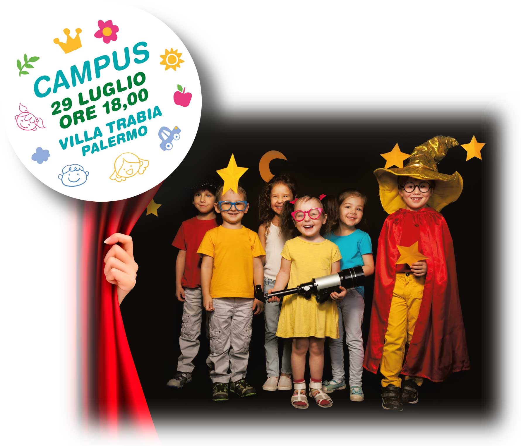 Villa Trabia il Campus “Io, giovane Attore” per la prevenzione delle ludopatie