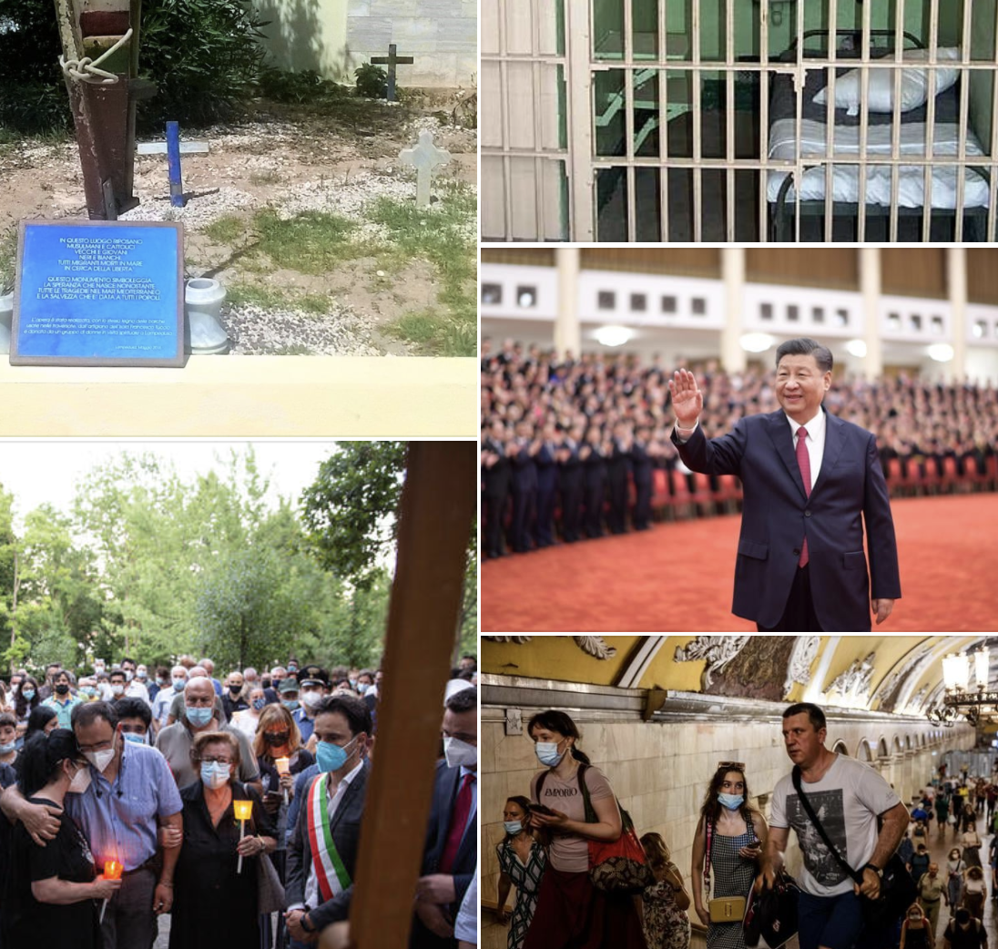 #Tanomattinale 1 luglio 2021: ancora strage di migranti; la fiaccolata per Chiara; Cartabia e il “tradimento della costituzione”; Cina “grande Paese socialista moderno”; Coviddi, in Russia record di morti