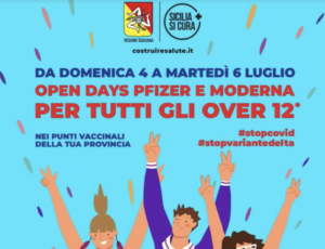 Da domenica 4 luglio, a martedì 6 luglio, la Regione Siciliana rilancia gli Open Days. Tutta la...
