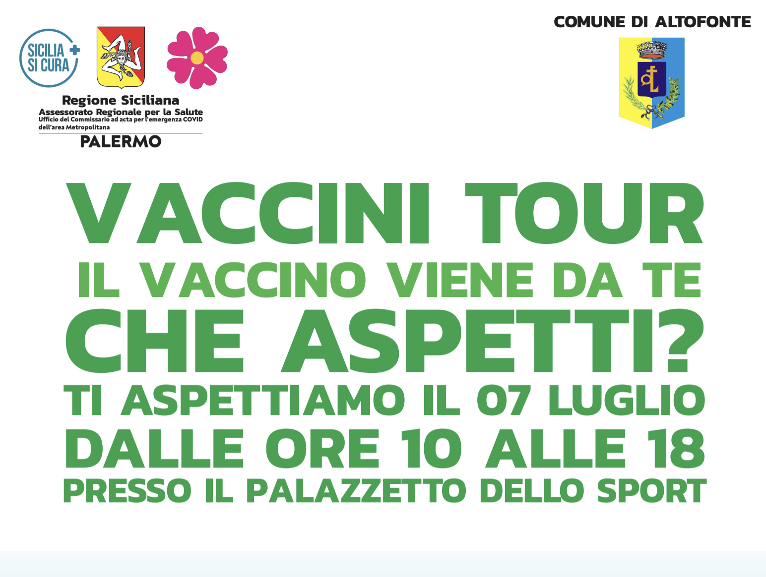 #VacciniTour, a Trappeto  circa 200 i partecipanti, metà dei quali over 60