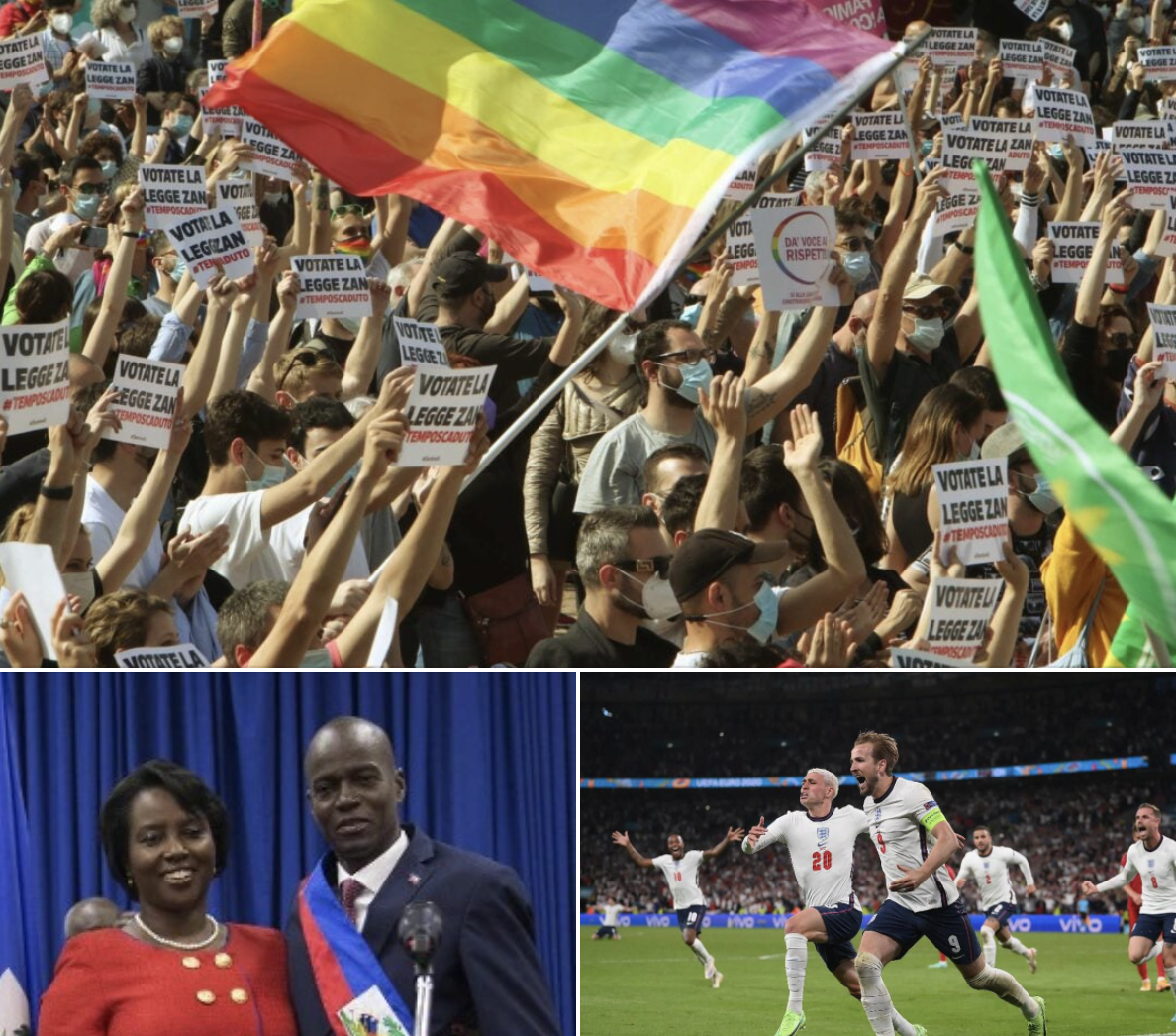 #Tanomattinale 8 luglio 2021: fantapolitica o forse no, Haiti, contro la perfida Albione in finale