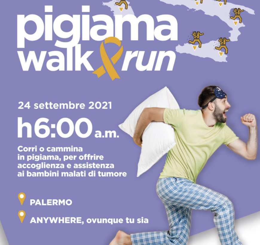 “Pigiama Walk&Run”: a sostegno del reparto di oncoematologia pediatrica del Civico