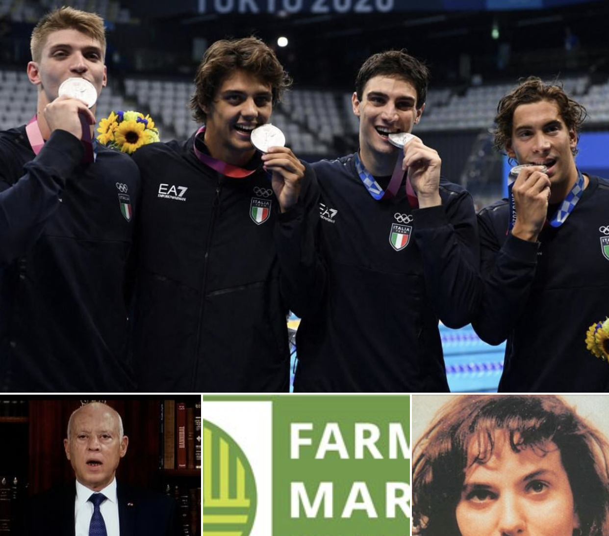 #Tanomattinale 26 luglio 2021: storica staffetta, presidente tunisino, la coalizione dei mercati contadini, ricordando Rita