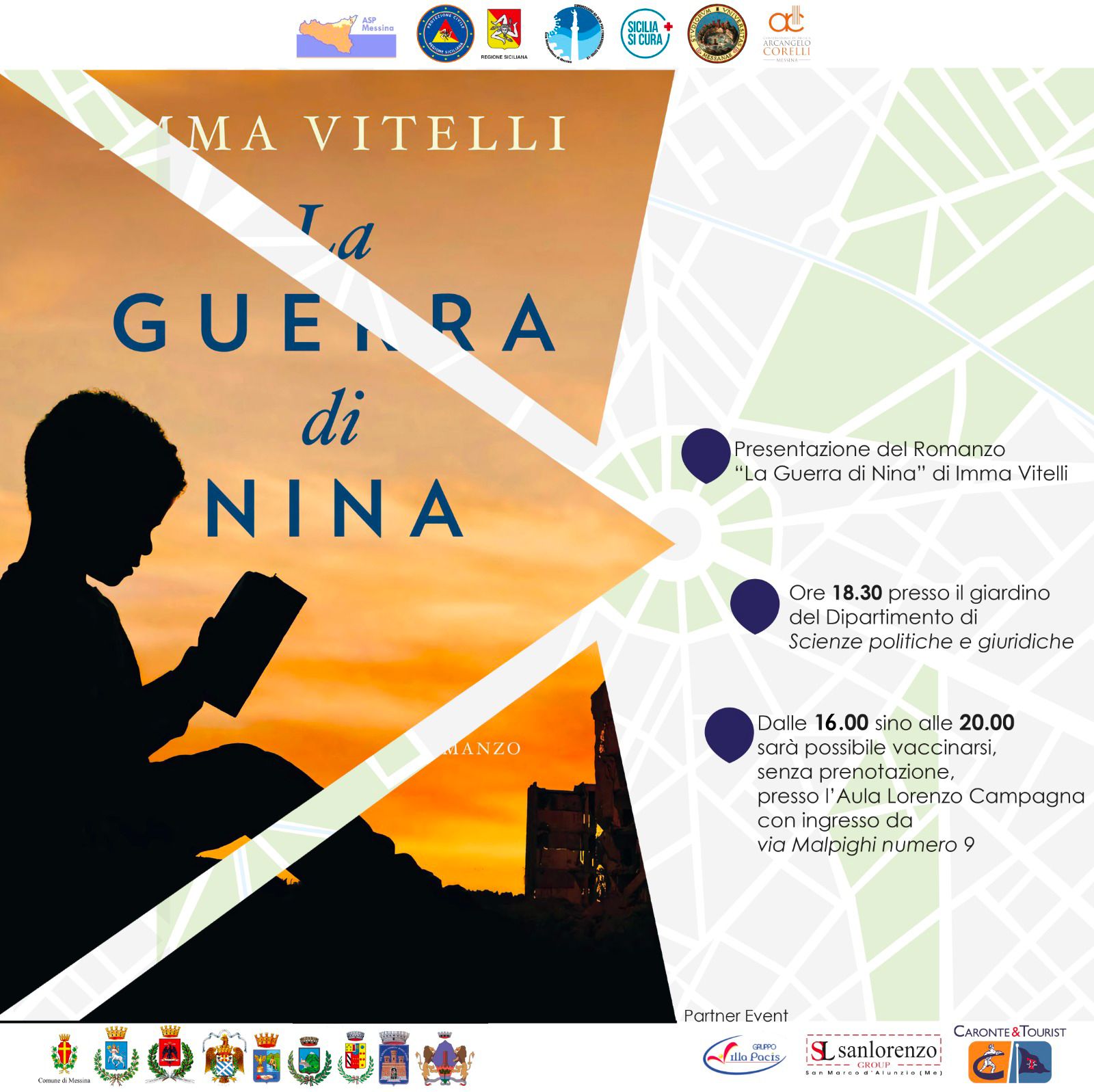 Cartellone di eventi culturali nei quali sarà possibile anche vaccinarsi