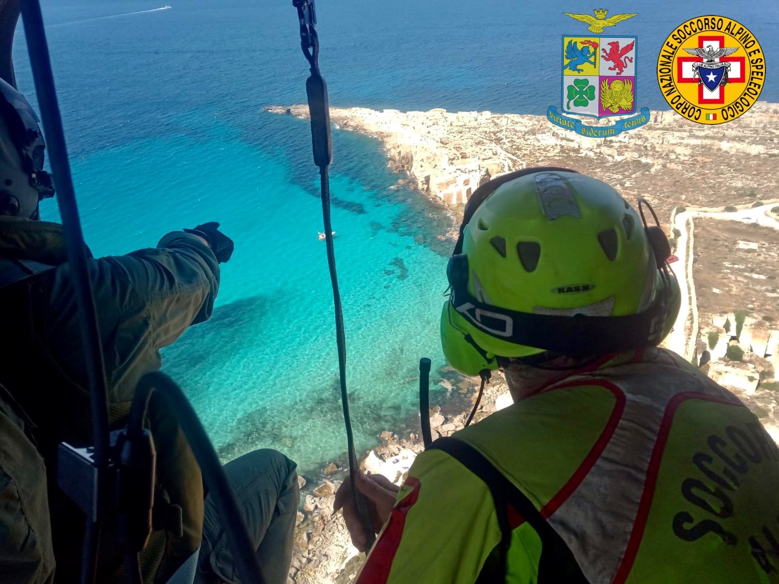 Soccorso Alpino, intervento a Favignana per salvare un turista
