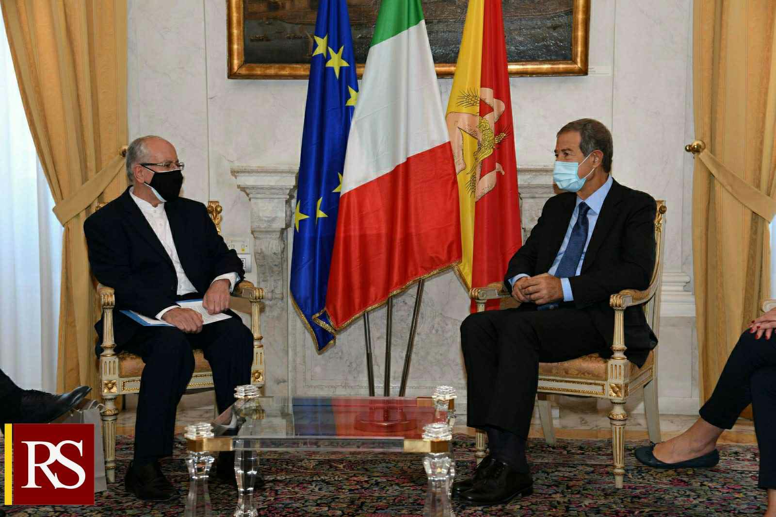 Regione, Musumeci riceve l’ambasciatore dell’Iran