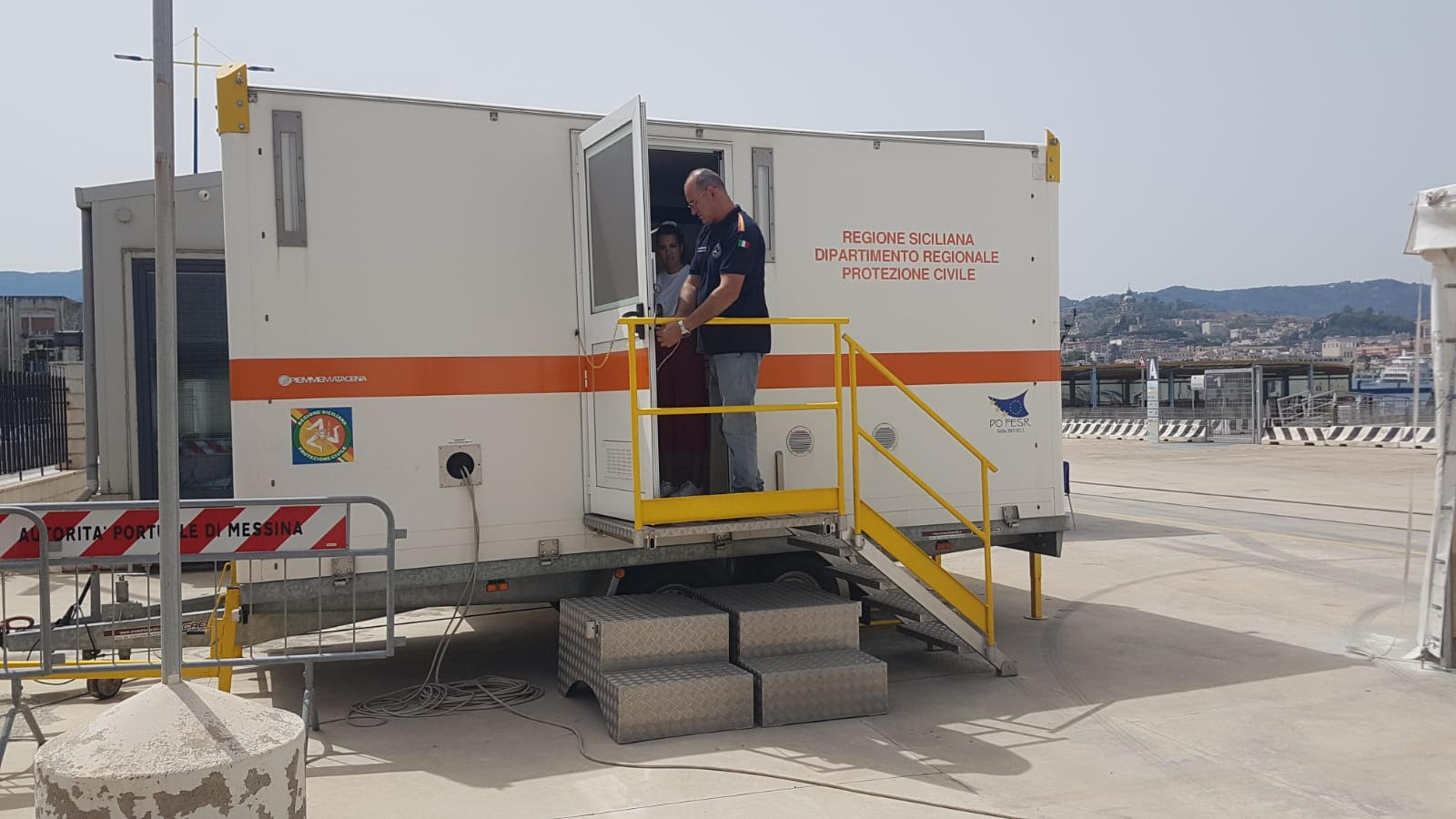 Messina, alla Stazione Marittima tamponi rapidi per i viaggiatori