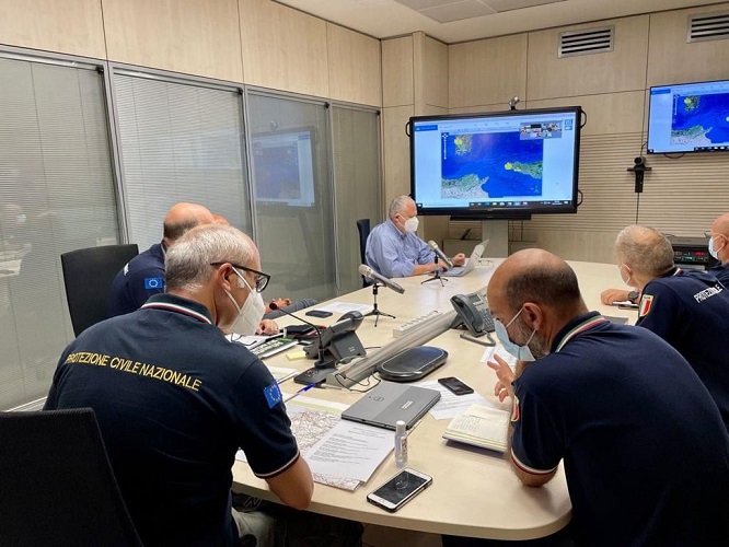 Curcio “In arrivo temperature fino a 45°, massima attenzione a incendi”